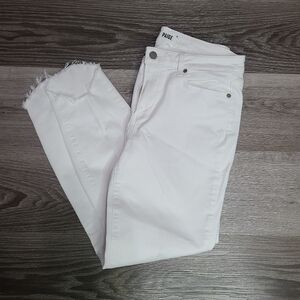 Paige Verdugo Crop White Pants